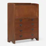 Gustav Stickley, Drop-front desk, model 729, sculpture