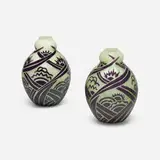Charles Catteau, Art Deco vases, pair