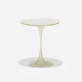 occasional table by Eero Saarinen, c. 1956, enameled aluminum, laminate, sold Feb 2017