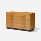 Eva Lisa Saarien Swanson, (Pipsan), cabinet from the Flexible Home Arrangements series, 1939 / 1948, birch, walnut, aluminum