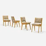 Jens Risom, dining chairs model 666USP, set of four