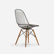 Charles and Ray Eames, PKW, 1951, enameled steel, walnut, birch