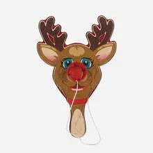 Jeff Koons, Reindeer Paddle, 2000, transfer-printed plywood, enameled aluminum, lacquered wood, string