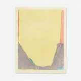 East and Beyond by Helen Frankenthaler, 1973, woodcut on buff laminated Nepalese handmade paper, sold Jan 2017