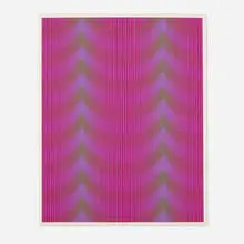 Veiled by Julian Stanczak, 1972, serigraph on paper, sold Jan 2017