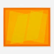 Dimensional by Julian Stanczak, 1972, serigraph on paper, sold Jan 2017
