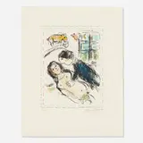 Marc Chagall, Hyménée, 1983, lithograph on Arches paper