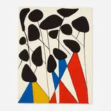Untitled (from the Calder, Magie Eolienne portfolio) by Alexander Calder, 1972, lithograph on Arches paper, sold Jan 2017