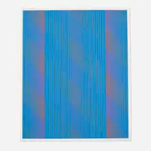 Marginal by Julian Stanczak, 1971, serigraph on paper, sold Jan 2017