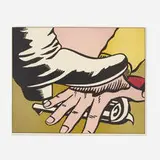 Roy Lichtenstein, Foot and Hand, 1964, offset lithograph on white wove paper