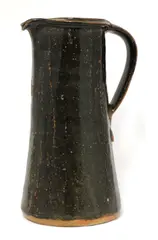 William Marshall (1923-2007) by William Marshall, a stoneware black tenmoku glazed jug, sold Oct 2020