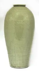 William Marshall (1923-2007) by William Marshall, celadon-glazed vase, sold Oct 2020