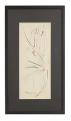 Untitled by Terry Haass, 1923, 1923-2016) 'Interpretation' colour etching, sold Oct 2020