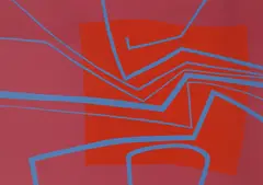 Ian Marshall, Ian Marshall (1960s) Abstracts three coloured screenprints