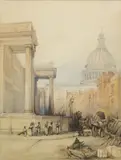 Thomas, Untitled, watercolour heightened with white 32.5 x 24.5cm Provenance: Christie's London