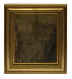 Pietro Sansalvadore, Untitled, oil on board 23.5 x 19.5cm .