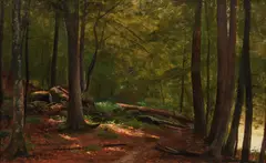 George Hetzel, Woodland, Lawrence County, 1896, oil on canvas