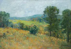 John Thomas Goshorn, The Pittsburgh Hills, 1927, oil on canvas, relined