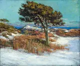 Abbott Fuller Graves, The Maine Coast, Winter, undated, oil on canvas, relined