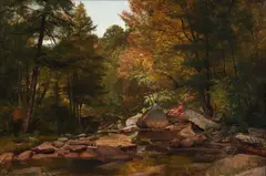 George Hetzel, Paint Creek at Scalp Level, c.1890, oil on canvas