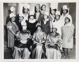 Charles Harris, (American/Pittsburgh, 1908-1998), Group Portrait of Women Wearing Shriner Fezzes from Daughters of Isis, c. late 1950s