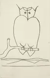 André Derain, Owl [Hibou or Chouette], c.1940s, etching on paper