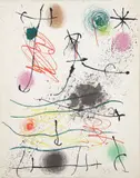 Original print from Quelques Fleurs pour les Amis, 1964, (Mourlot 407) by Joan Miró, lithograph printed in colors, offered Dec 2025