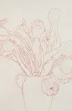 Gary Bukovnik, Vase of Tulips
