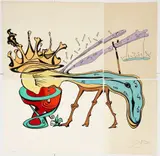 Royal Insect / Metamorphosis, 1974, color by Salvador Dalí, lithograph on 4, offered Dec 2025