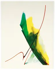 Looking West, 1969, color by Paul Jenkins, silkscreen, pencil, offered Dec 2025