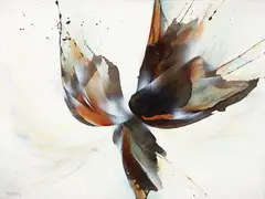 Leonardo M. Nierman, Flight in the Mist, undated, c.1970s, oil on board