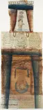 Martín Ramírez, Untitled (Madonna), circa 1953, mixed media with tempera, crayon and colored pencil on collaged paper