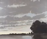 Anna Marie Schnur, Dawn, circa 1985, oil on canvas