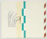 Richard Tuttle, According to the Dawn, III (C), 1992, mixed media on paper, mounted to linen covered board, apparently