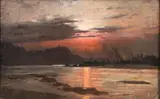 Martin Leisser, Industrial Sunset on The River