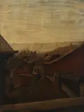 Alfred Bryan Wall, Pittsburgh Rooftops, undated