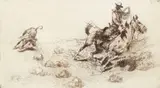Edward Borein, Roped Steer No. 1 (Galvin 133), etching