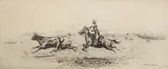 Her Calf (Galvin 121) by Edward Borein, etching, offered Dec 2025