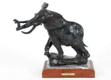 Sherry Salari Sander, Elephant, 1985, bronze sculpture