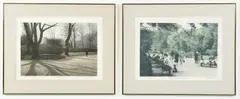 2 color lithographs. FIRST: Shadows by Harold Altman, 1982, pencil, offered Nov 2025