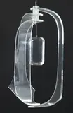 Hanging Geometric Abstract Sculpture by Leonard Briskin, 1975, acrylic with metal hardware, offered Nov 2025