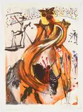 Salvador Dalí, Papillon Toreador [Butterfly Bullfighter], early 1970s, color