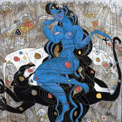 Tiefeng Jiang, Mountain Ghost, 1988, color, serigraph on paper