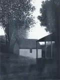 Robert Kipniss, Backyard III, 1973, lithograph
