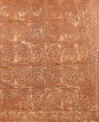 Face Variations by Watfa Midani, 1968, acrylic on canvas, offered Nov 2025