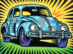 Burton Morris, Love Bug, 2004, serigraph printed in colors