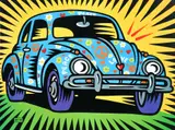 Burton Morris, Love Bug, 2004, serigraph printed in colors