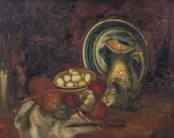 Vincent Nesbert, Still Life, c. 1940s, oil on board