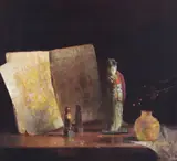 Hovsep Pushman, Blind Scriptures, 1965, color