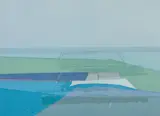 Ocean V by Sabra Richards, lithograph printed in colors, offered Nov 2025